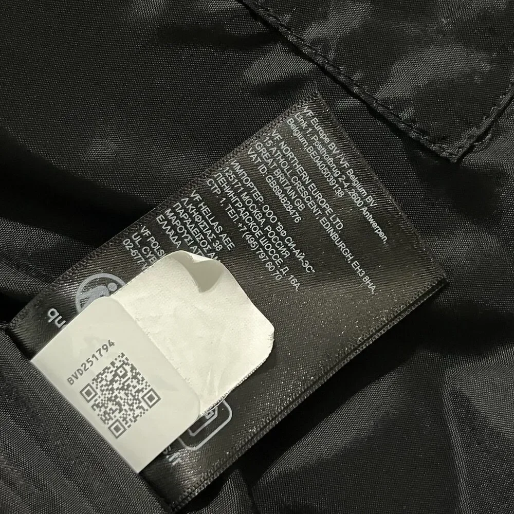 The North Face Antora Rain Jacket Mens Size Medium Black Camo Full Zip Hooded